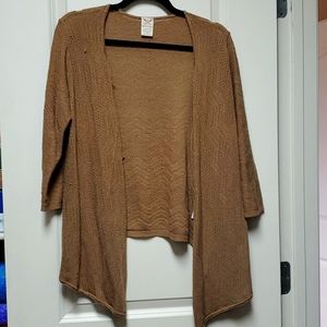 3/4 Carmel cardigan